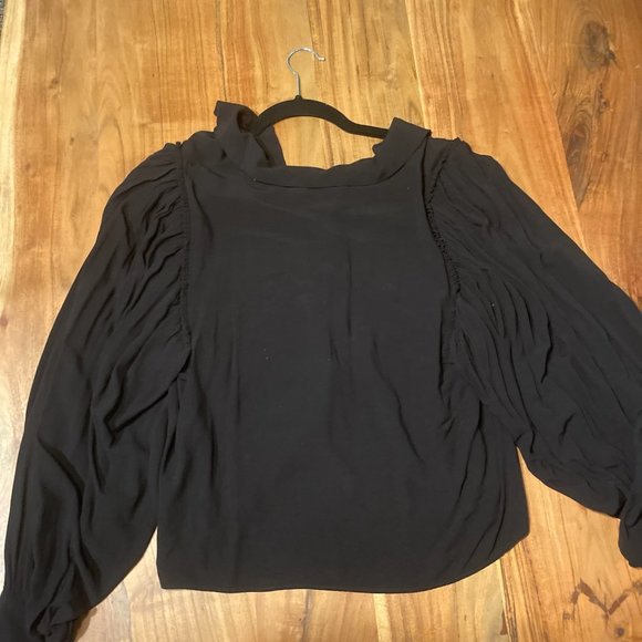 Zara Black Full Sleeve Blouse - Picture 3 of 16